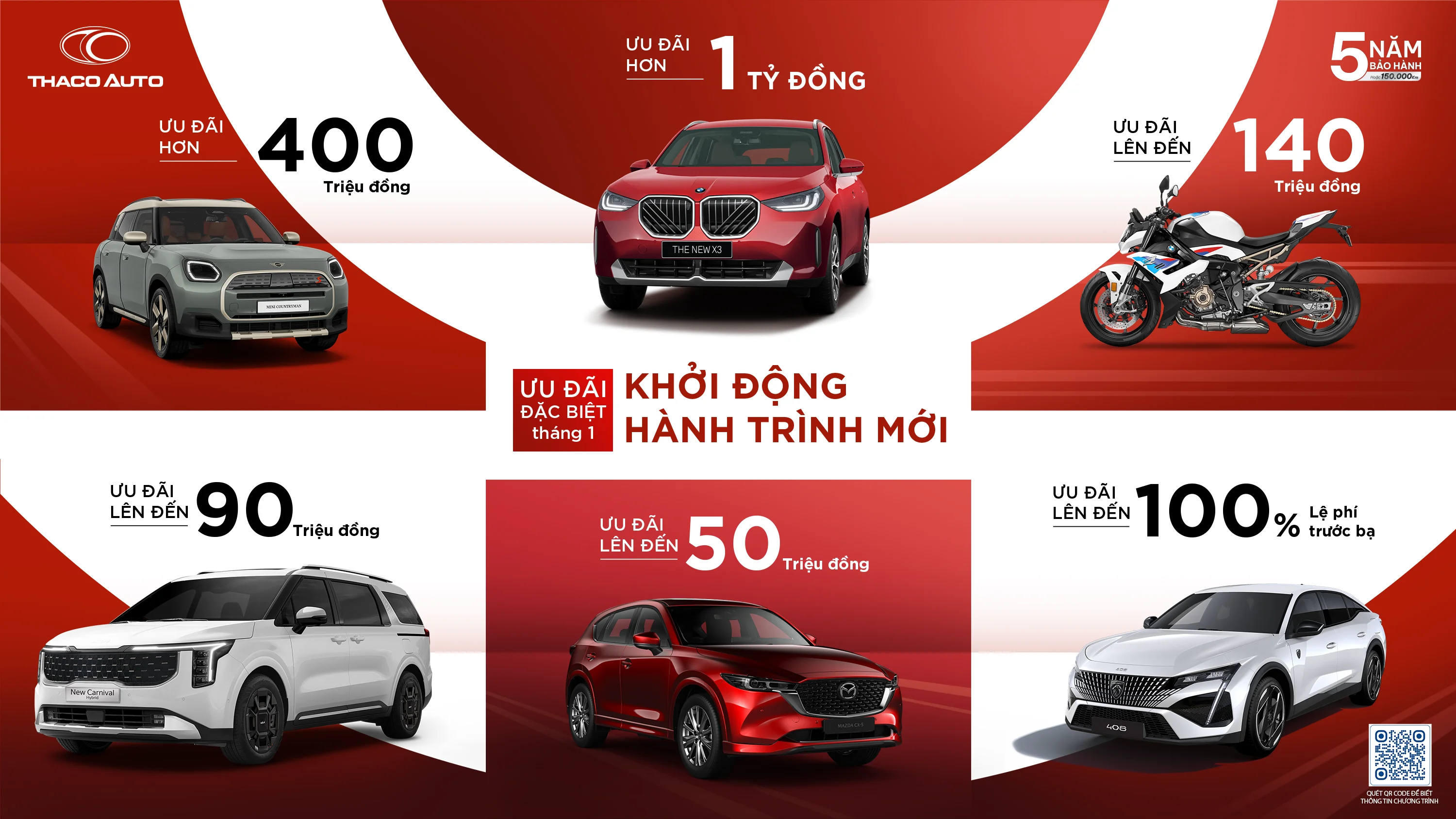 THACO AUTO ƯU ĐÃI ĐẶC BIỆT - KHỞI ĐỘNG HÀNH TRÌNH MỚI