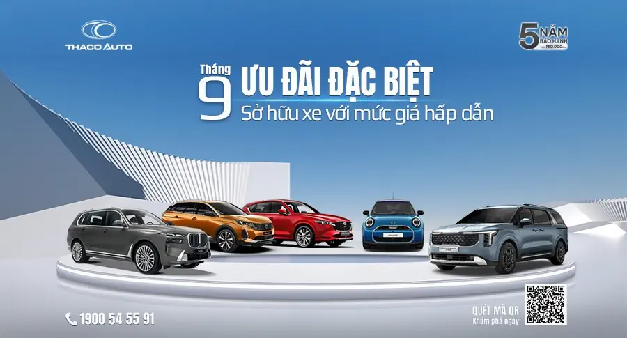 Cơ hội sở hữu xe với ưu đãi hấp dẫn từ THACO AUTO